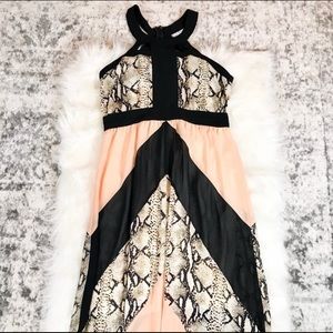 Flying tomato snake maxi dress. Size L